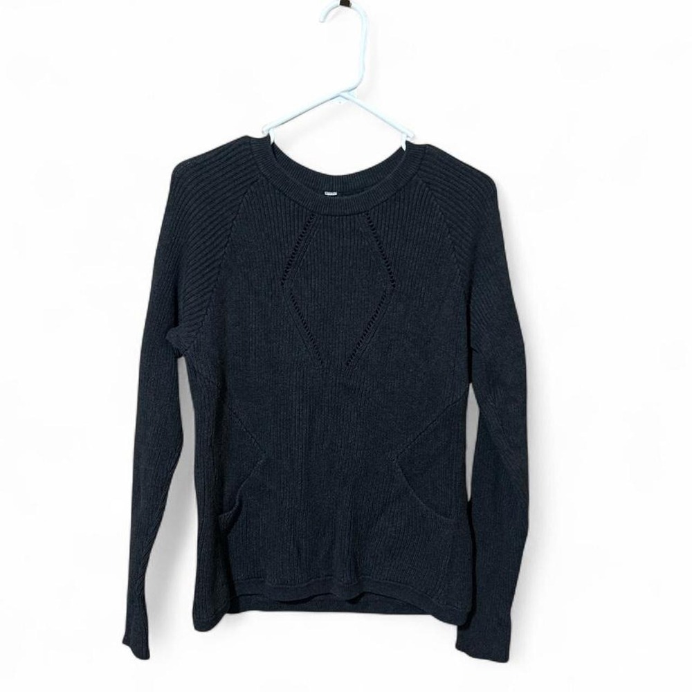 "The Sweater The Better" pullover knit sweater by lululemon - Heather Gray - M